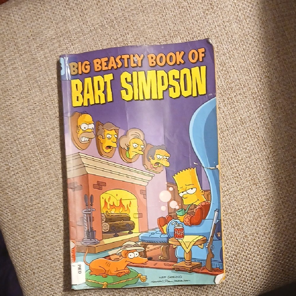 BONGO Bart Simpson Comic Book - Purple and Yellow Cover